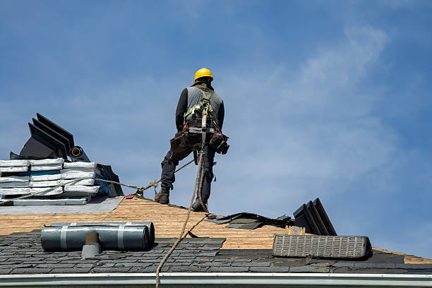 Professional Storm Damage Roof Repair technician working in Ridgedale, MO